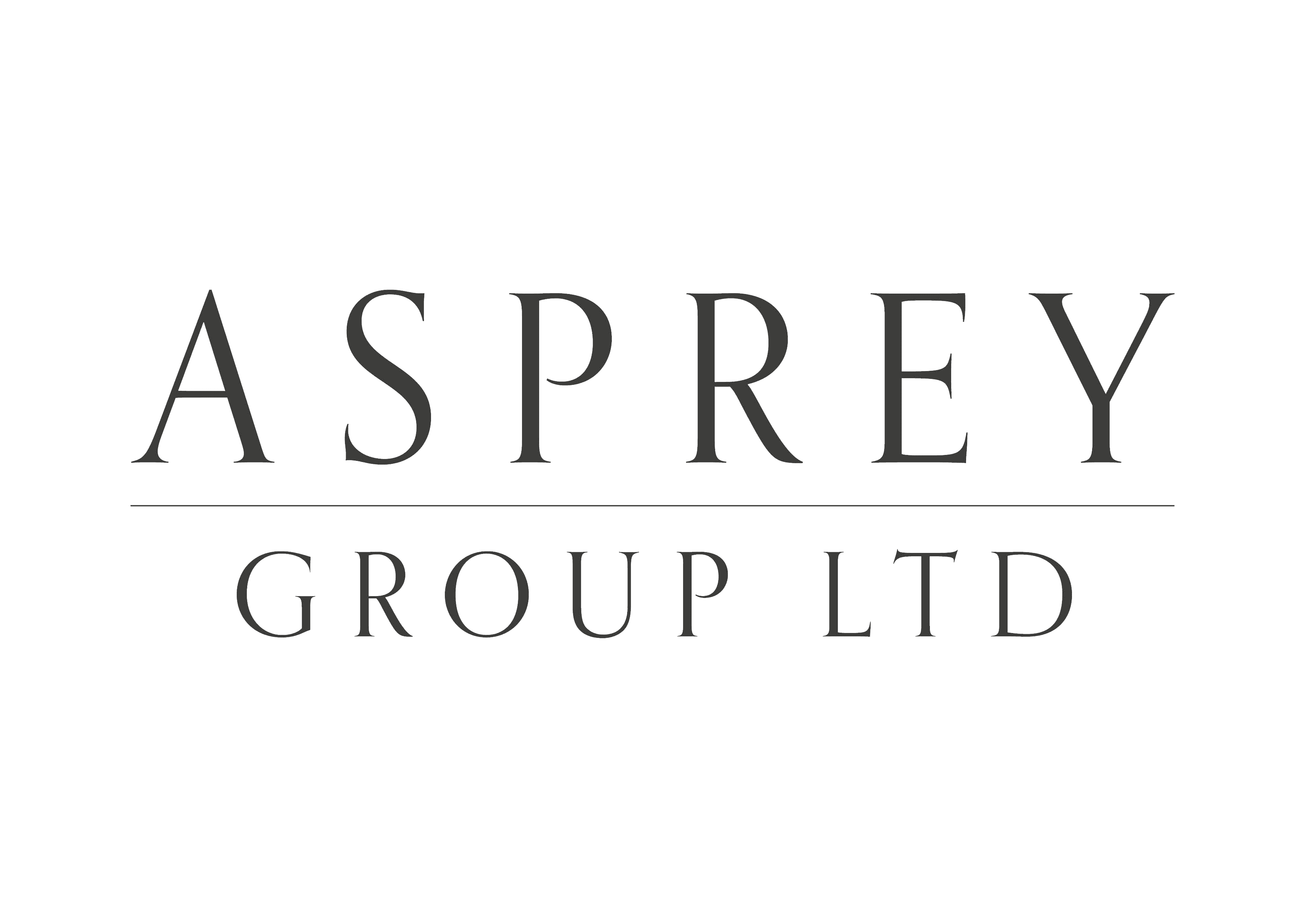 Asprey Group Ltd Logo - Text Grey PNG